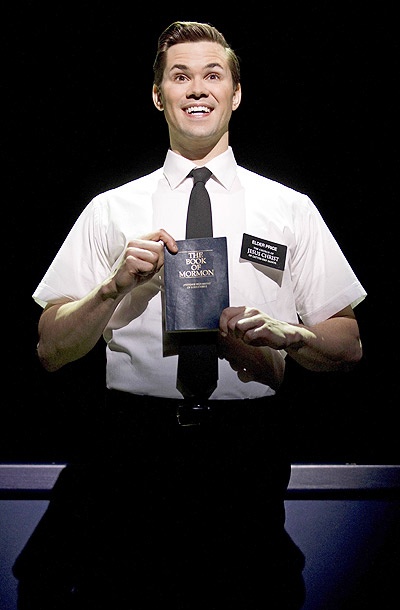 Photo tirée de The Book Of Mormon, comédie musicale de Broadway