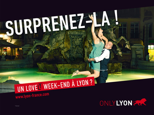 Campagne pour Lyon en 4x3 dans Paris 2012