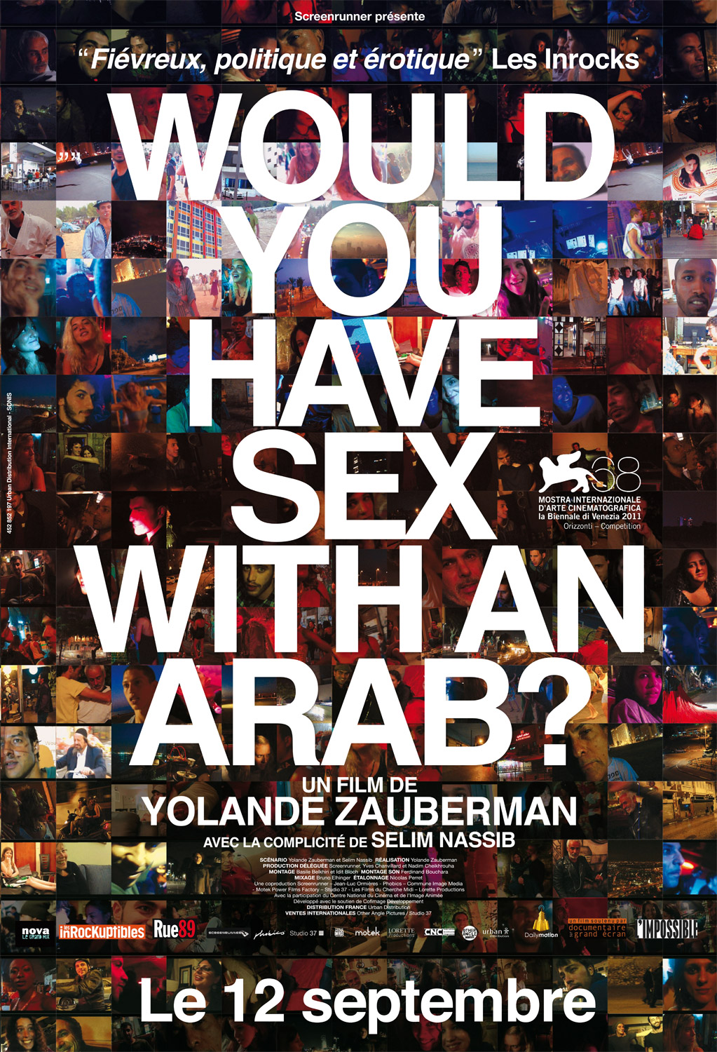 Affiche du film Would you have sex with an arab - sortie en 2012