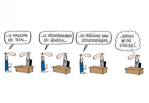 Caricature Hollande