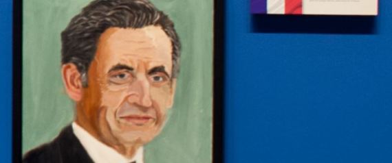 Sarkozy peint par Georges Bush