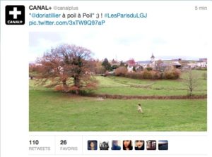 Doria Tillier météo nue