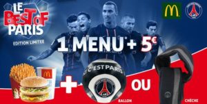 PSG et Mcdonald partenaires