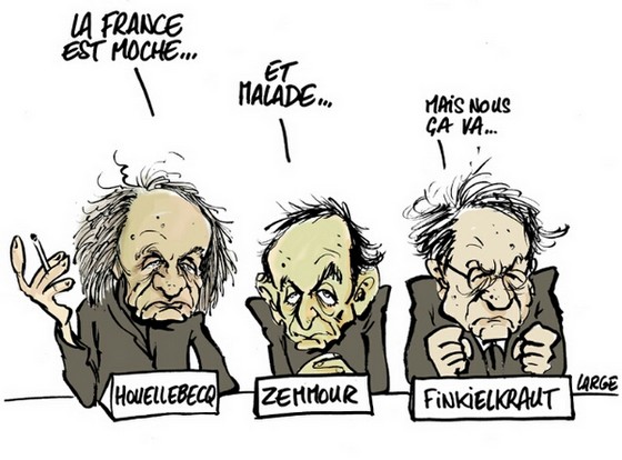 Contre bien-pensants : Houellebecq, Zemmour, Finkielkraut