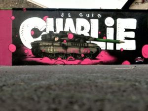 GRAFFITI JE SUIS CHARLIE